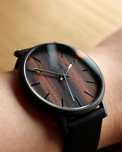 【卒業祝い】文字盤に本木目を使用した美しいシンプルな腕時計「WATCH 1100」