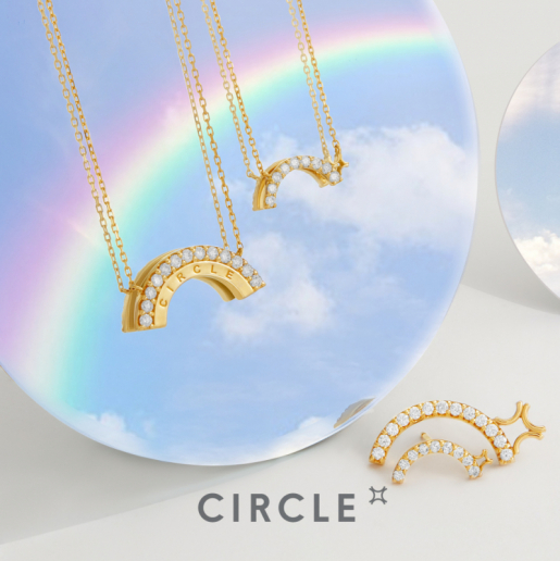 【 3F CIRCLE(サークル) 】青空にかかる虹をイメージした Beyond the Arc コレクション