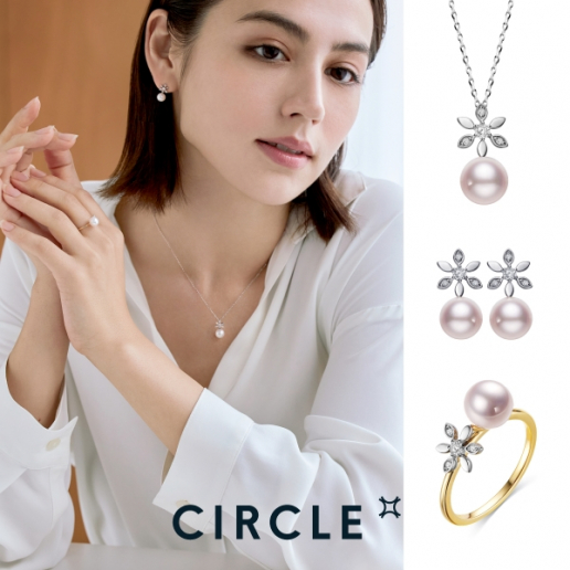 【3F CIRCLE(サークル)】輝くアコヤパールの優美な輝きを纏う、Magnoliaシリーズの新作ジュエリー