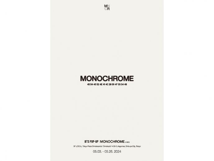 BTS POP-UP : MONOCHROME IN TOKYO
