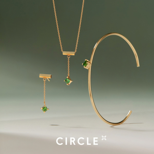 【3F CIRCLE (サークル)】鮮やかなグリーンが美しいツァボライトの魅力。Equilibreコレクション