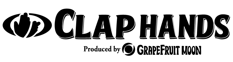 CLAP HANDS Produced by GRAPEFRUIT MOON​ ロゴ