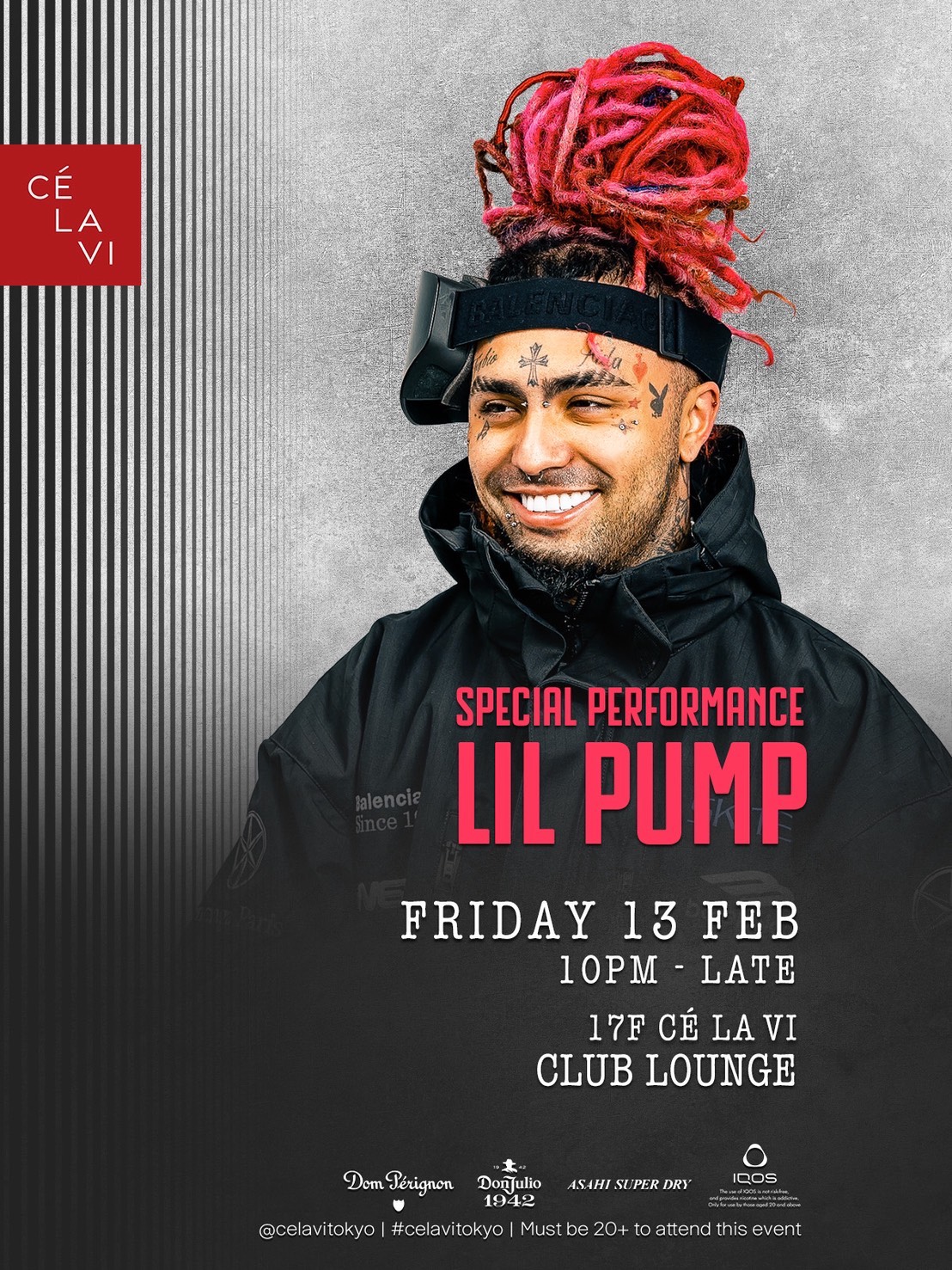 2/13(金)SoundCloudラップを象徴する存在、LIL PUMPが登場！ | CÉ LA